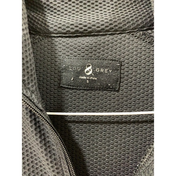 Lou And Grey Zip Up Jacket Black Mesh, Size S, Zip Sleeves And 3 Pockets - Picture 3 of 7